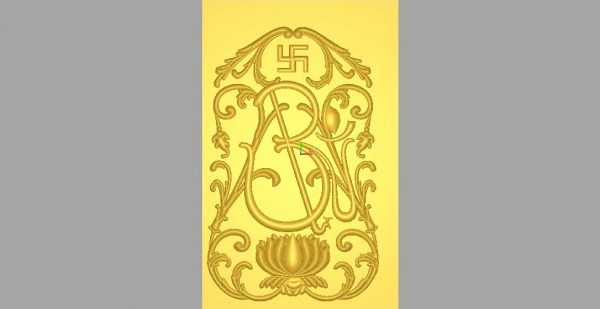 Decorative Pattern Design 3d Model for CNC Wood Carving 35
