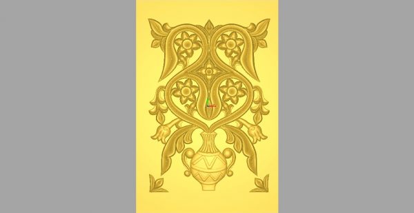 Decorative Pattern Design 3d Model for CNC Wood Carving 41