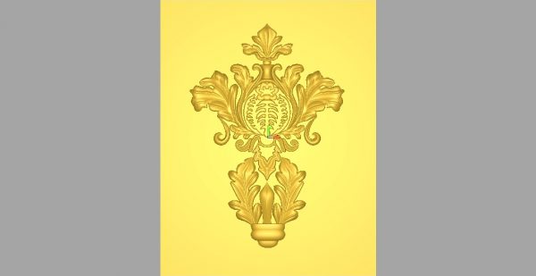 Decorative Pattern Design 3d Model for CNC Wood Carving 42