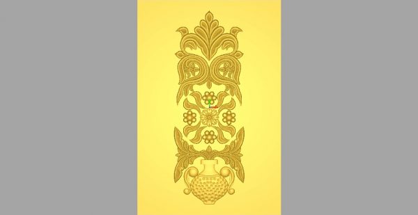 Decorative Pattern Design 3d Model for CNC Wood Carving 43