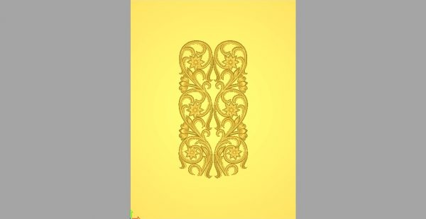 Decorative Pattern Design 3d Model for CNC Wood Carving 99
