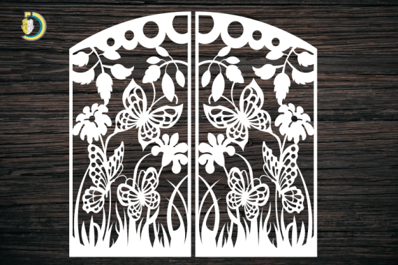 Decorative Screen Panel 06 CDR DXF Laser Cut Free Vector