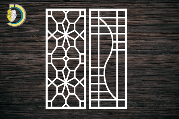 Decorative Screen Panel 107 CDR DXF Laser Cut Free Vector