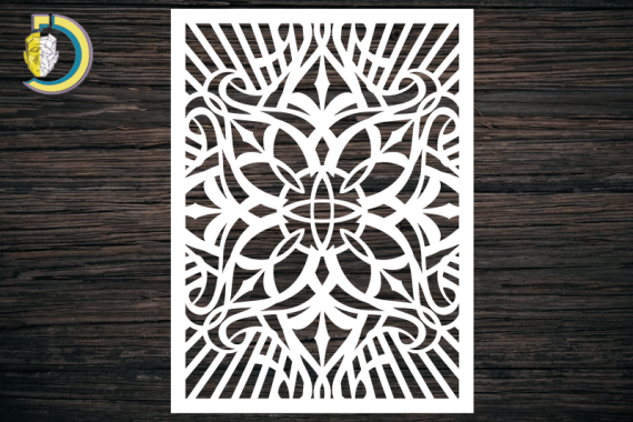 Decorative Screen Panel 113 CDR DXF Laser Cut Free Vector