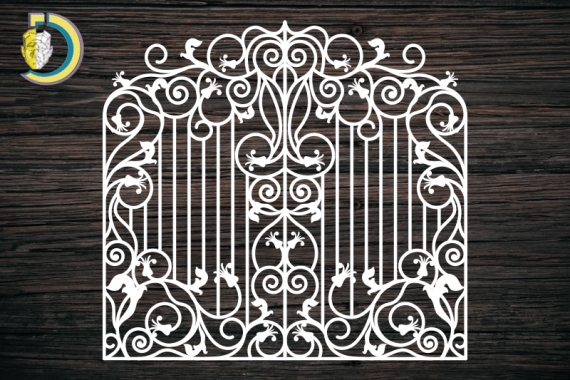 Decorative Screen Panel 116 CDR DXF Laser Cut Free Vector