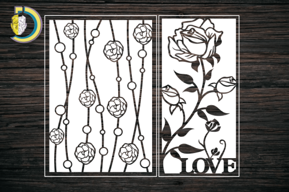 Decorative Screen Panel 123 CDR DXF Laser Cut Free Vector