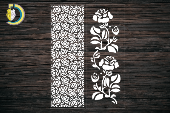 Decorative Screen Panel 124 CDR DXF Laser Cut Free Vector
