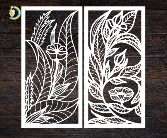 Decorative Screen Panel 15 CDR DXF Laser Cut Free Vector