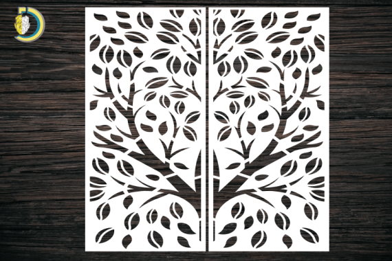 Decorative Screen Panel 26 CDR DXF Laser Cut Free Vector