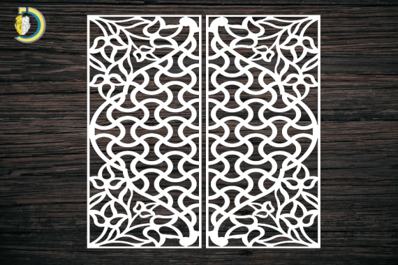 Decorative Screen Panel 33 CDR DXF Laser Cut Free Vector