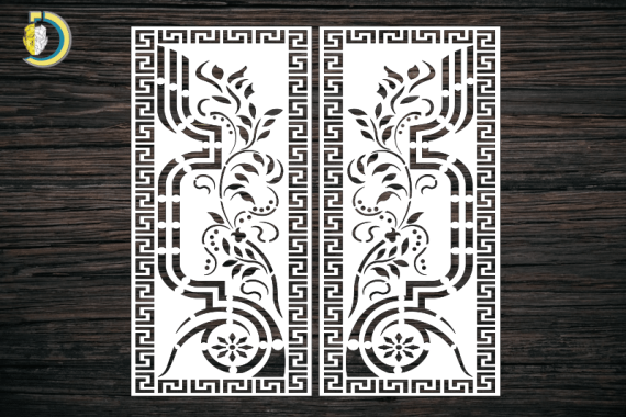 Decorative Screen Panel 35 CDR DXF Laser Cut Free Vector