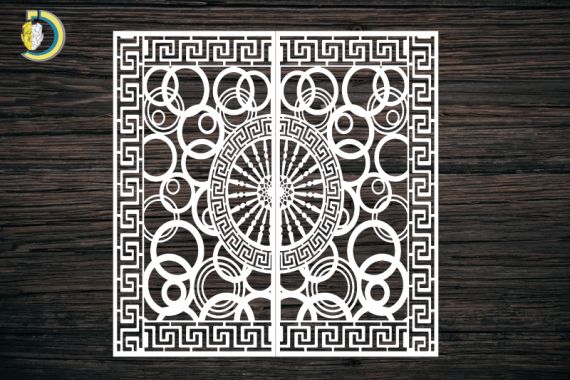 Decorative Screen Panel 38 CDR DXF Laser Cut Free Vector