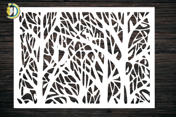 Decorative Screen Panel 39 CDR DXF Laser Cut Free Vector