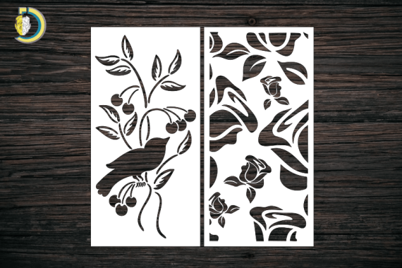 Decorative Screen Panel 43 CDR DXF Laser Cut Free Vector