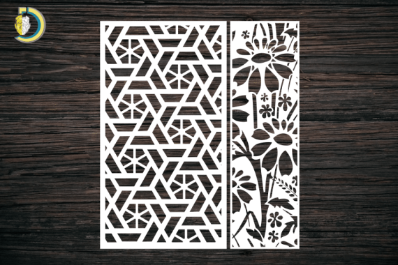Decorative Screen Panel 47 CDR DXF Laser Cut Free Vector