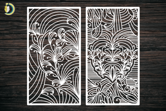 Decorative Screen Panel 61 CDR DXF Laser Cut Free Vector