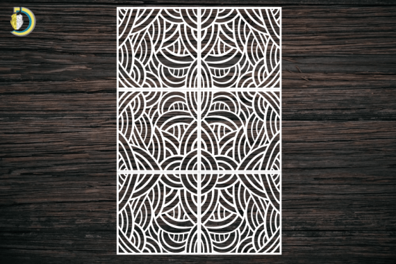 Decorative Screen Panel 66 CDR DXF Laser Cut Free Vector