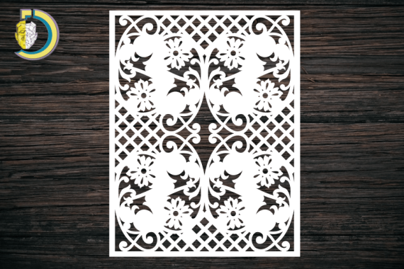 Decorative Screen Panel 85 CDR DXF Laser Cut Free Vector