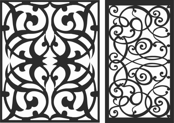 Decorative Screen Patterns for Laser Cutting 101