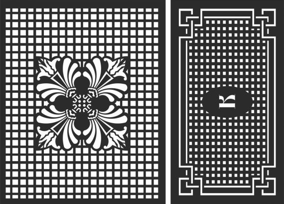 Decorative Screen Patterns for Laser Cutting 102