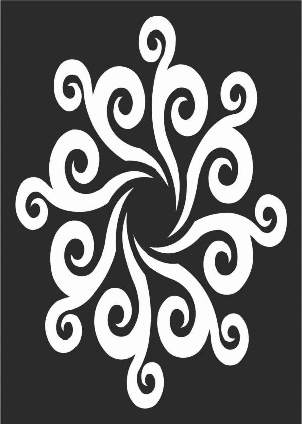 Decorative Screen Patterns for Laser Cutting 113