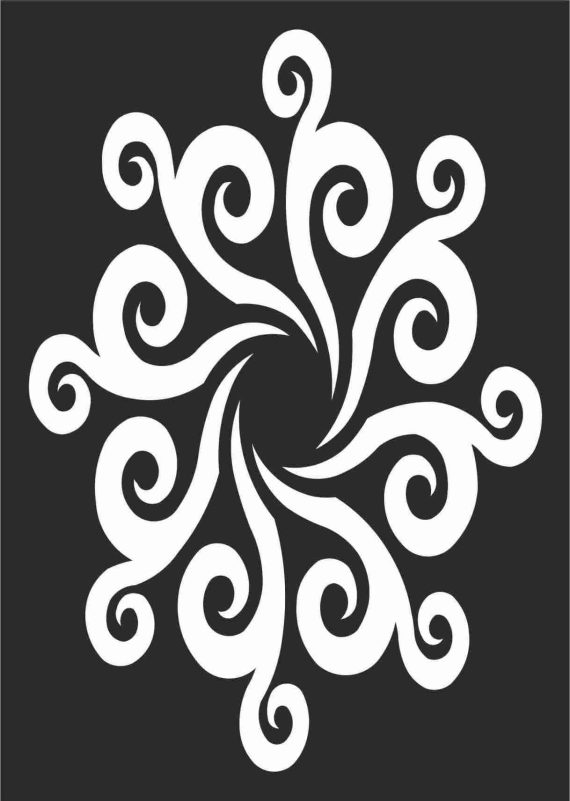 Decorative Screen Patterns for Laser Cutting 113