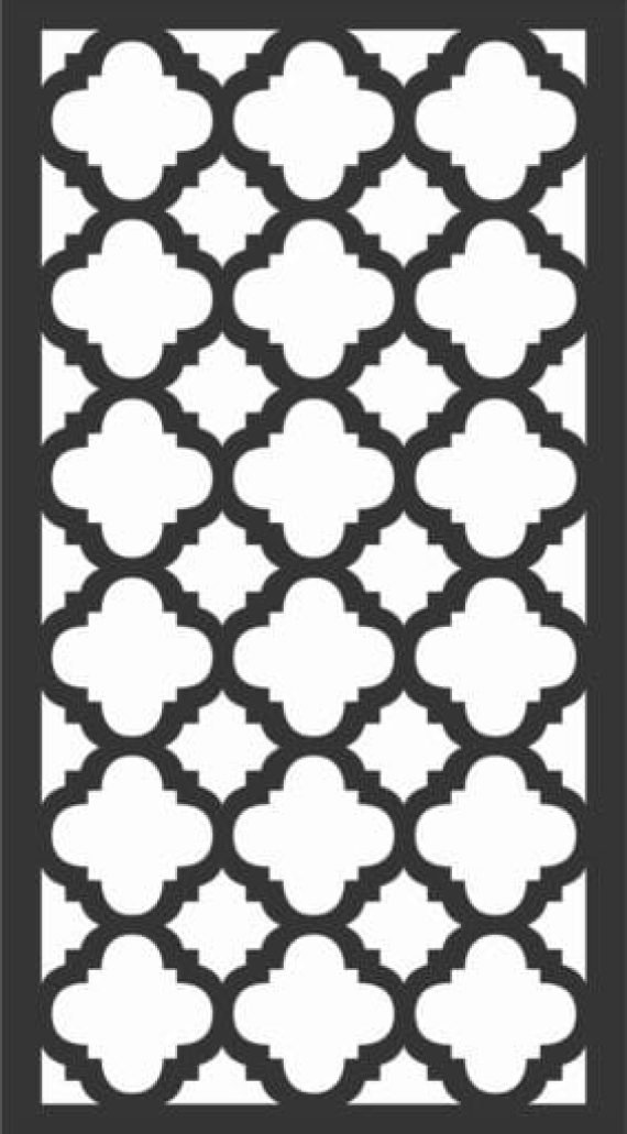 Decorative Screen Patterns for Laser Cutting 160