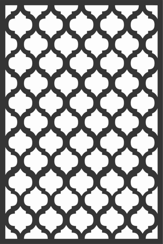 Decorative Screen Patterns for Laser Cutting 166