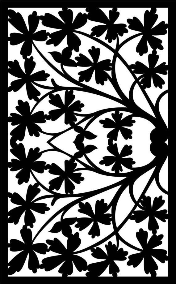 Decorative Screen Patterns for Laser Cutting 40