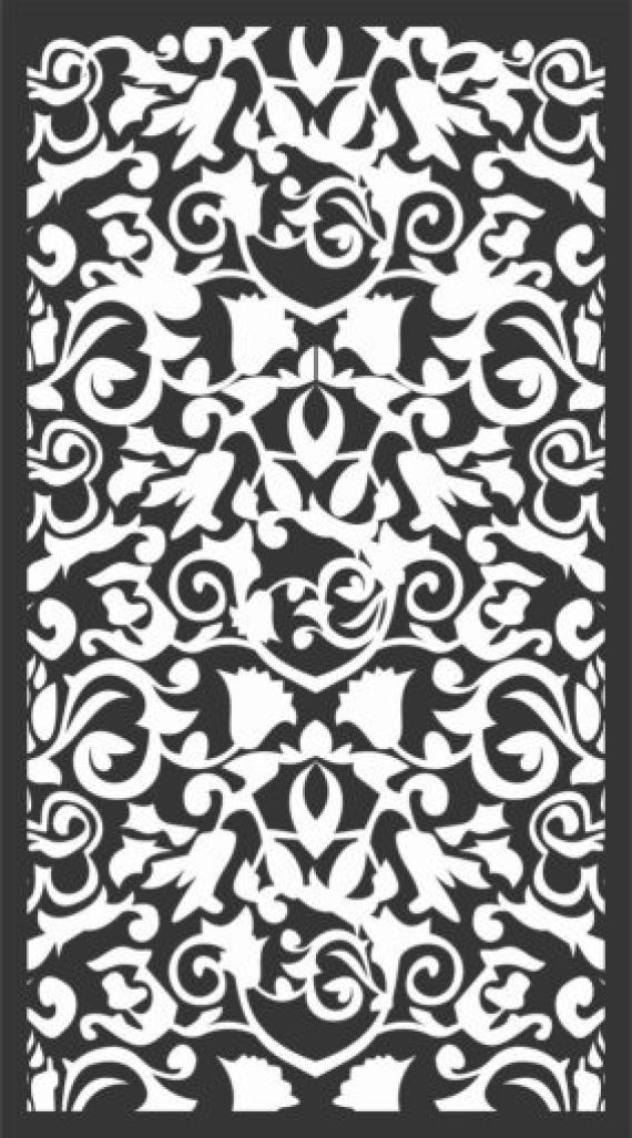 Decorative Screen Patterns for Laser Cutting 48