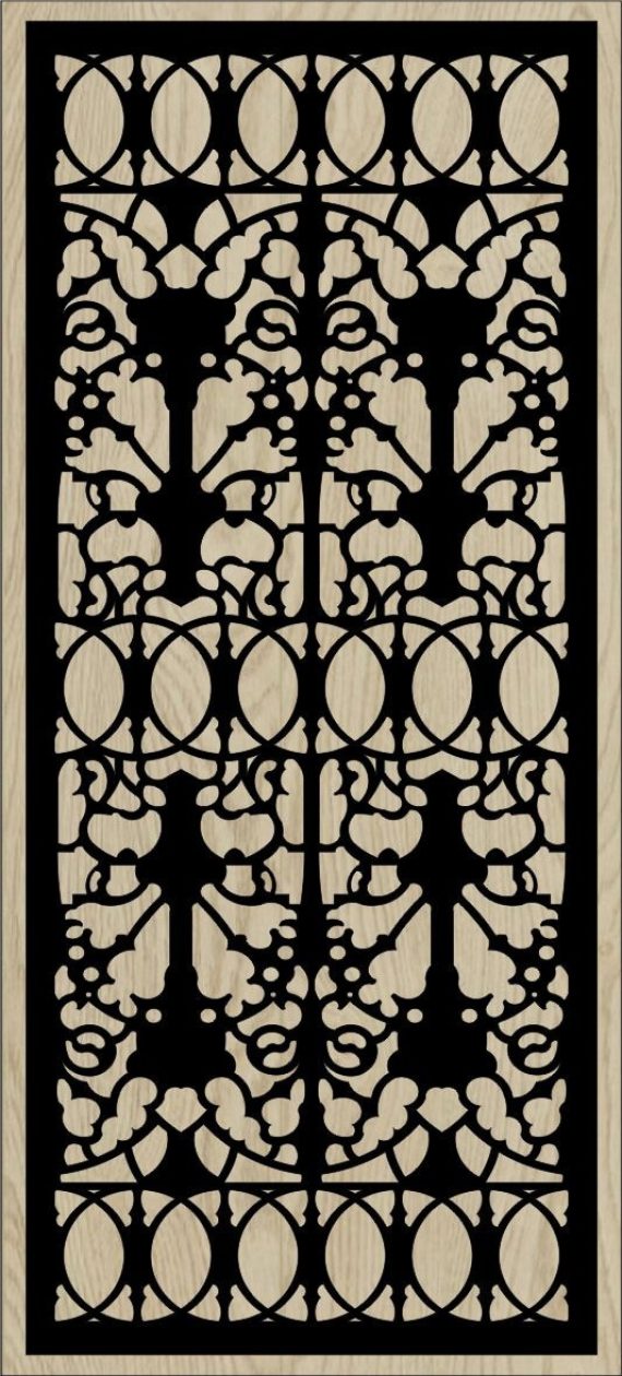 Decorative Slotted Panel 112 Pattern PDF File