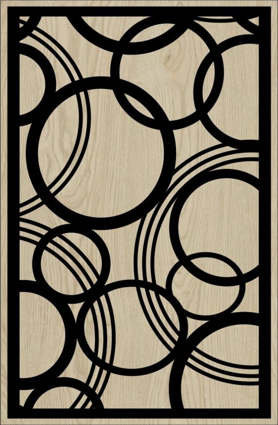 Decorative Slotted Panel 153 Pattern PDF File