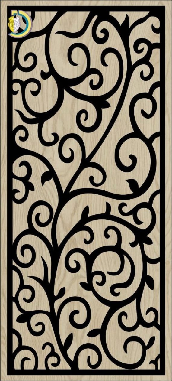 Decorative Slotted Panel 173 Pattern PDF File