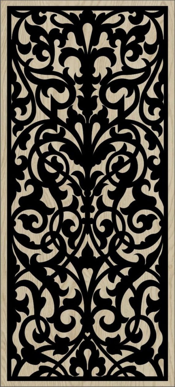 Decorative Slotted Panel 23 Pattern PDF File