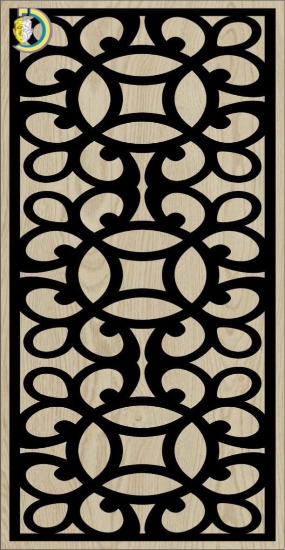 Decorative Slotted Panel 259 Pattern PDF File