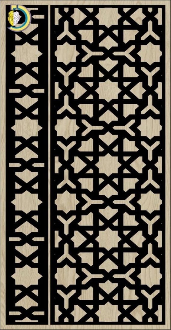Decorative Slotted Panel 262 Pattern PDF File
