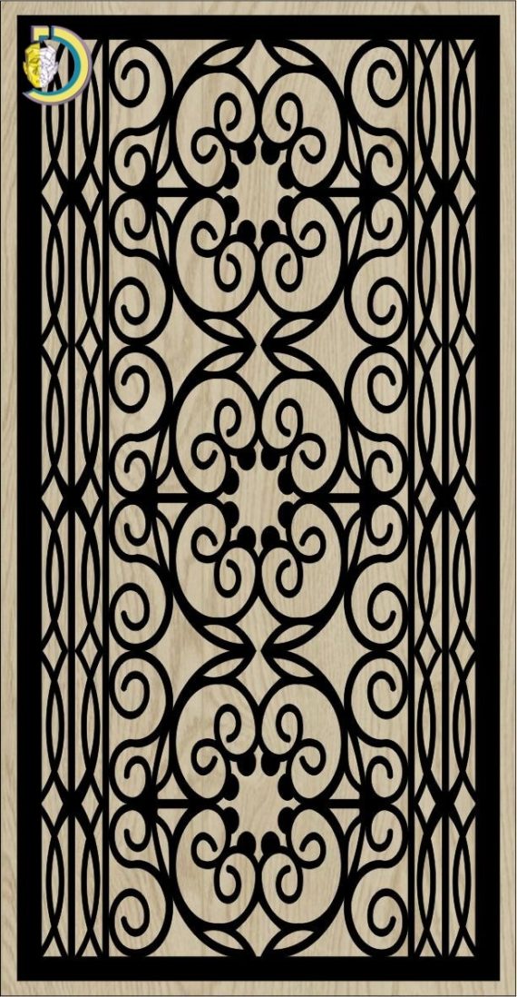 Decorative Slotted Panel 319 Pattern PDF File
