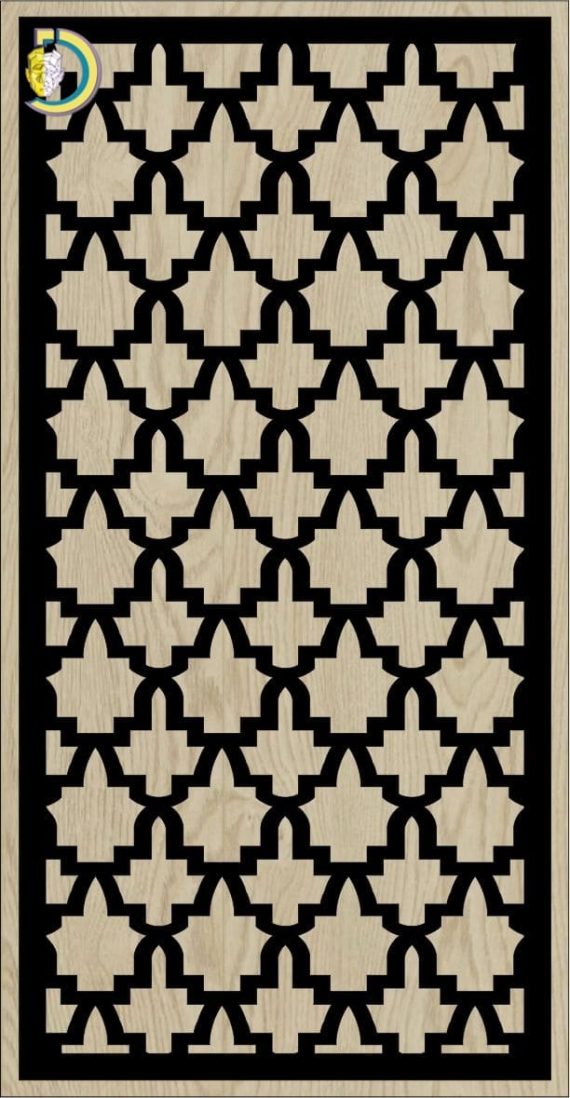 Decorative Slotted Panel 348 Pattern PDF File