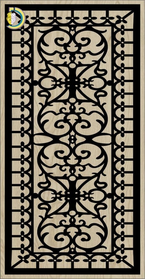 Decorative Slotted Panel 374 Pattern PDF File