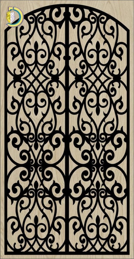 Decorative Slotted Panel 386 Pattern PDF File