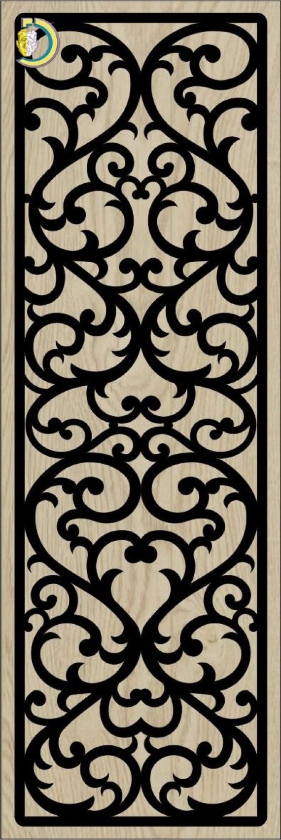 Decorative Slotted Panel 438 Pattern PDF File