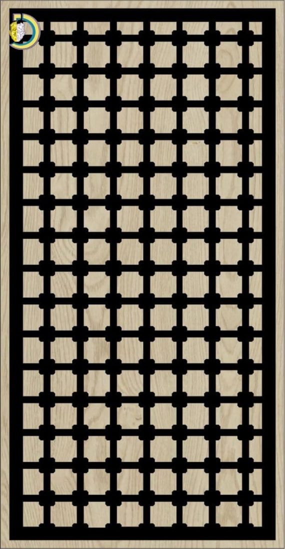 Decorative Slotted Panel 448 Pattern PDF File