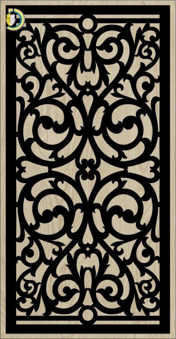 Decorative Slotted Panel 479 Pattern PDF File