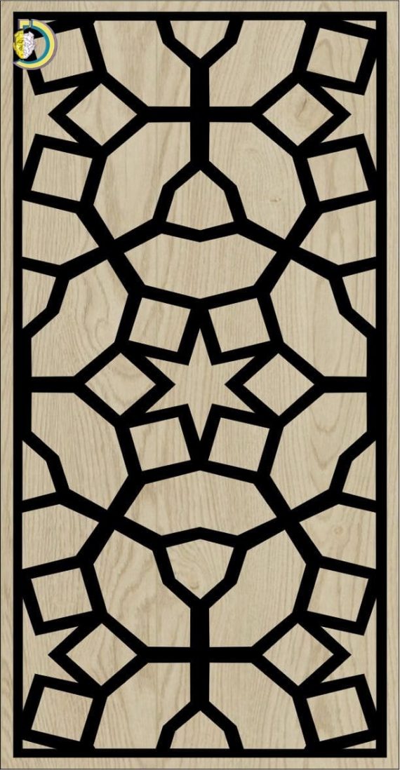 Decorative Slotted Panel 494 Pattern PDF File