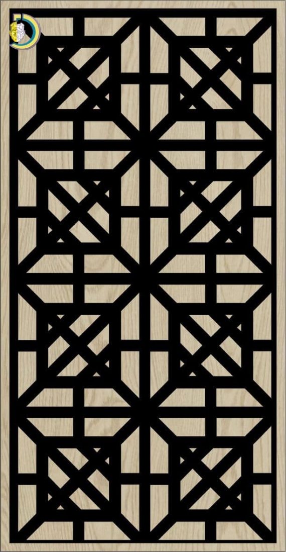 Decorative Slotted Panel 502 Pattern PDF File