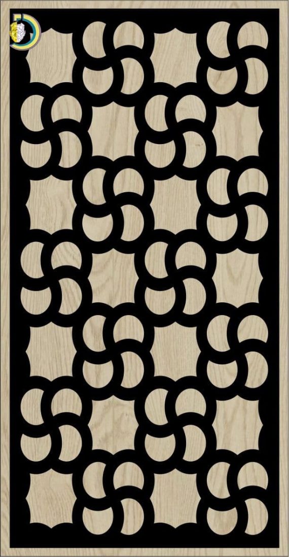 Decorative Slotted Panel 547 Pattern PDF File