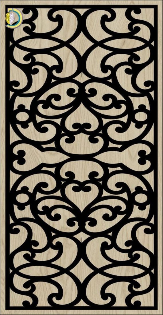 Decorative Slotted Panel 554 Pattern PDF File