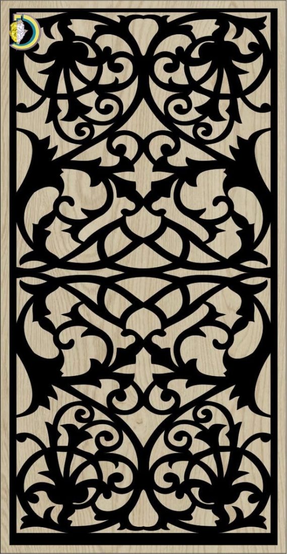 Decorative Slotted Panel 637 Pattern PDF File