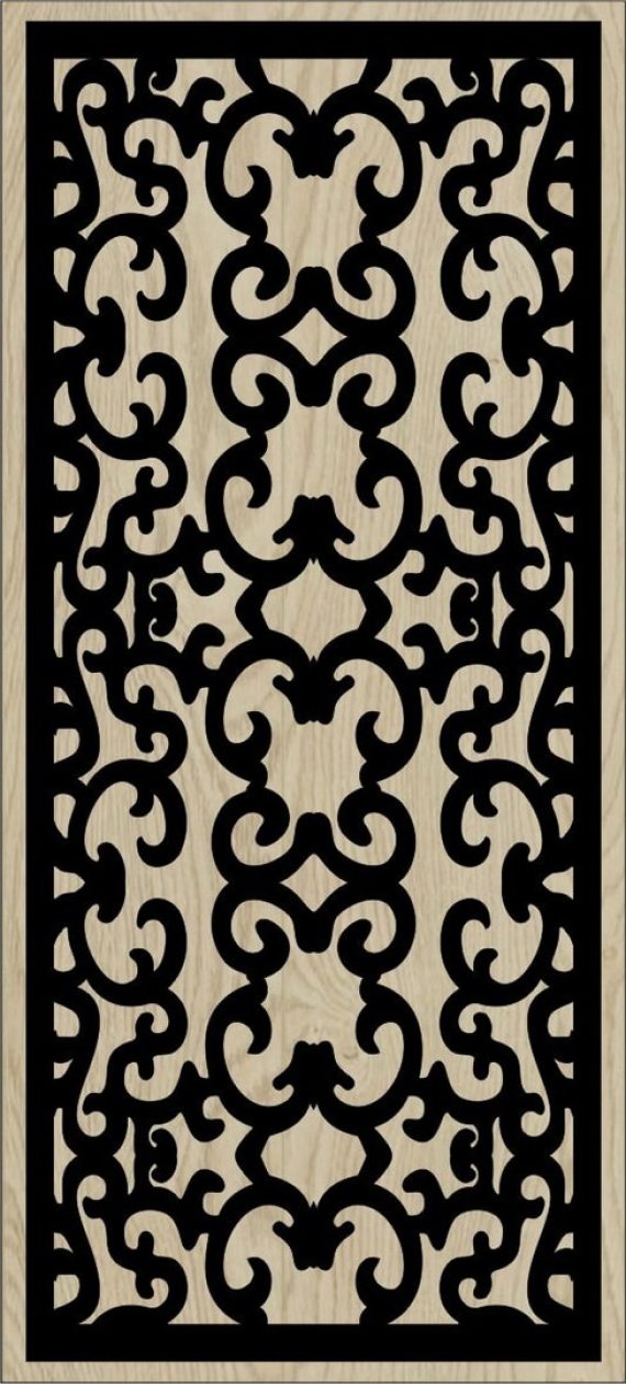Decorative Slotted Panel 74 Pattern PDF File