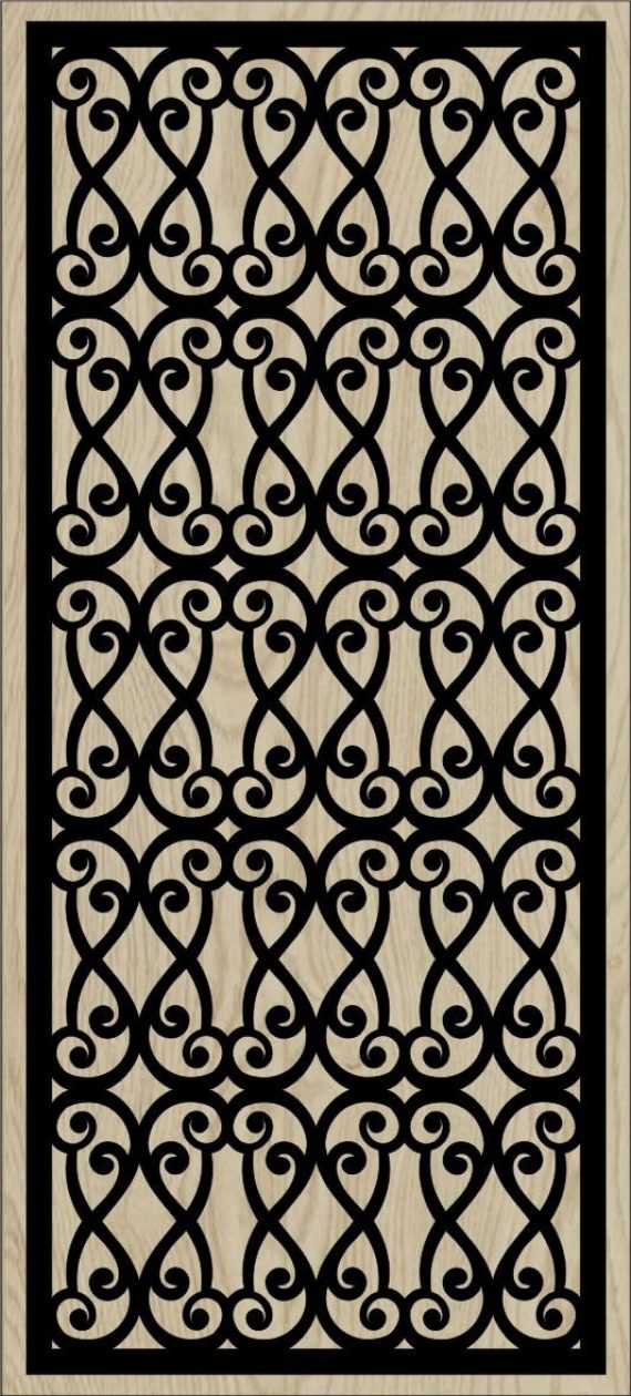 Decorative Slotted Panel 84 Pattern PDF File